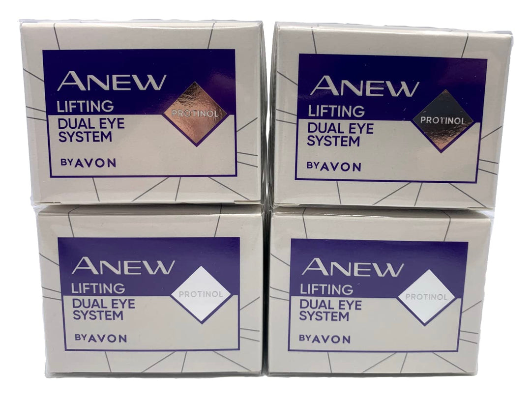 4 x AVON Anew Clinical Lift & Firm 2-Phasen-Augenpflege 20ml SET !