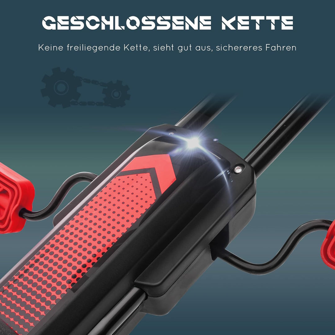 HOMCOM Gokart, Kinderfahrzeug mit 3-stufigen verstellbarem Sitz, Tretfahrzeug mit Gummireifen, Pedal