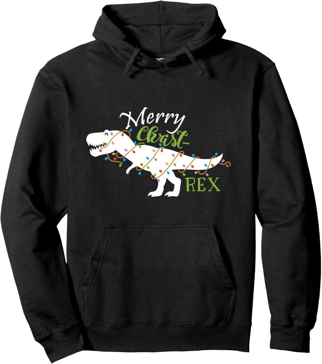 Weihnachten T- Rex Dinosaurier Geschenk Dino Christmas Pullover Hoodie