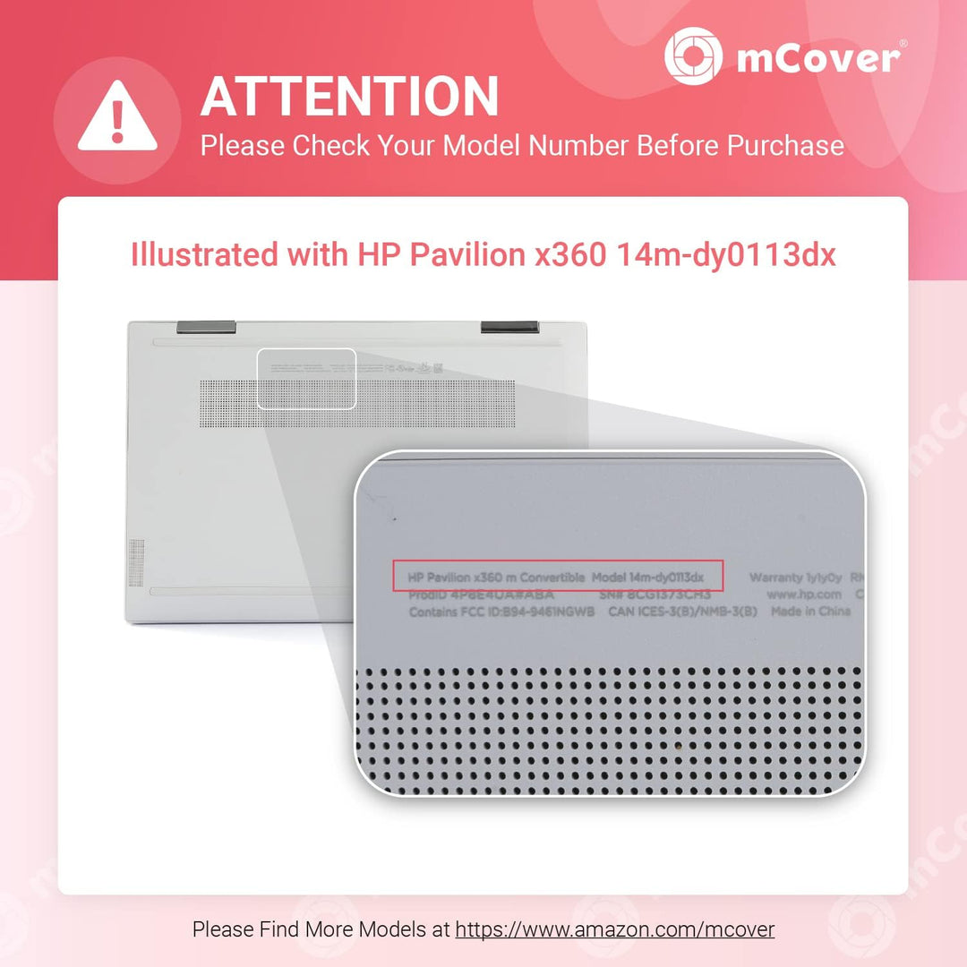 mCover Schutzhülle kompatibel mit HP Pavilion X360 14-DYxxxx Serie 2-in-1 Convertible Notebook-Compu