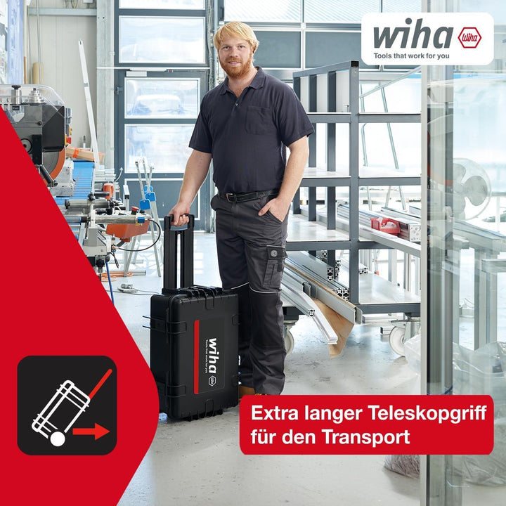 Wiha Werkzeug Set Elektriker Competence XXL II (42069), gemischt 115-tlg. in Koffer