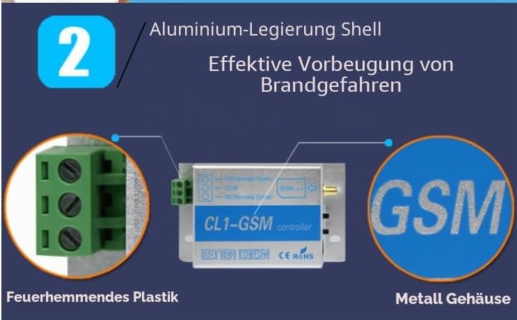 Drahtlose Fernbedienung GSM SMS Smart Home Sicherheitssystem Schalter CL1-GSM Gate Türöffner Operato