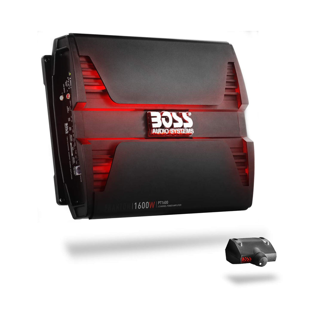 Boss Audio PT1600 Phantom 1600 W 2 Kanal, Klasse A/B-Verstärker