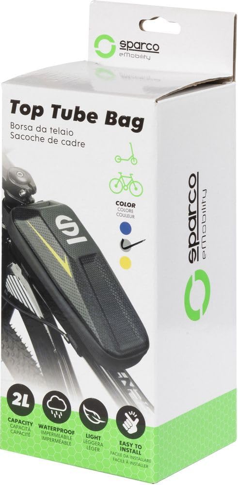 Sparco Graue Fahrradrahmentasche Aus Eva Von Mit Wasserdichter Und Stossfester Hartschale