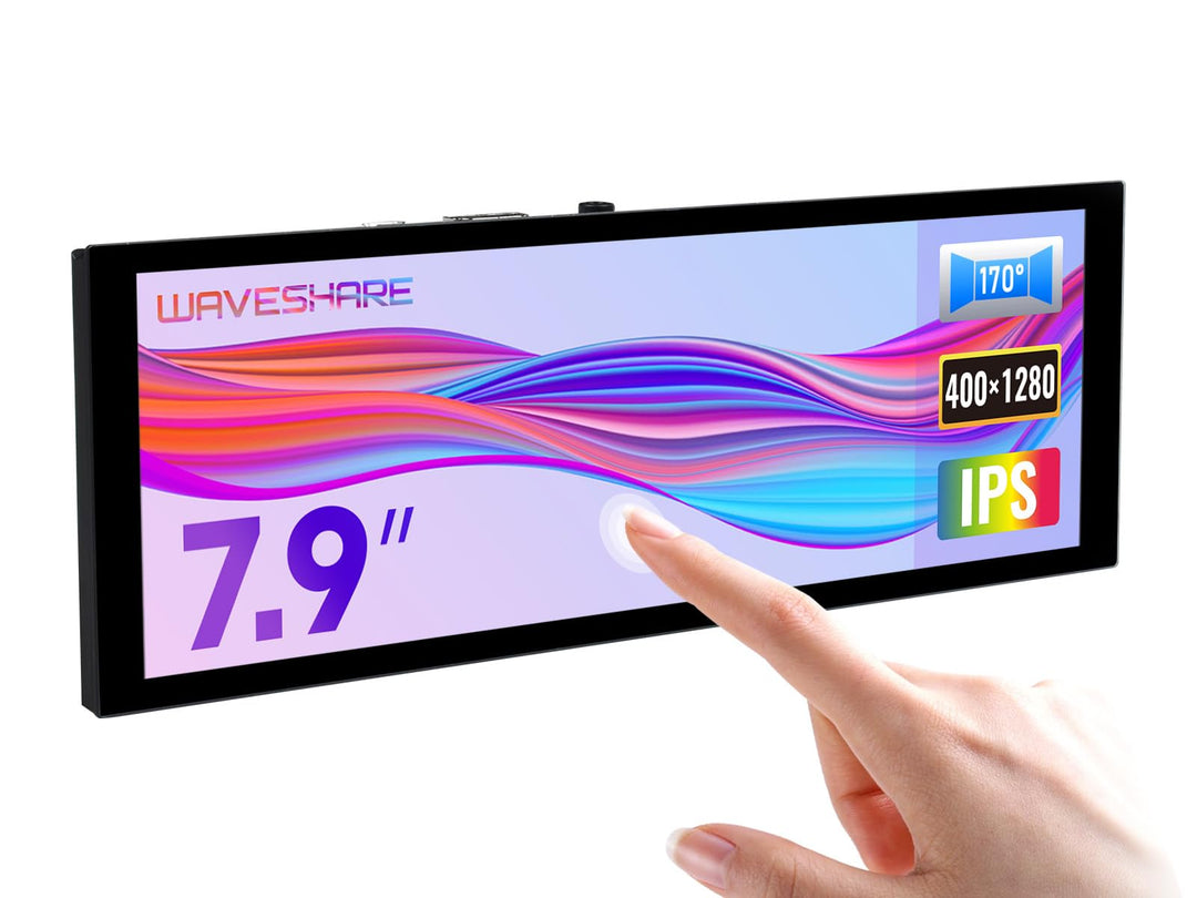 Waveshare 7.9inch IPS Control Panel with Capacitive Touch Panel Compatible with Raspberry Pi 4B/3B+/