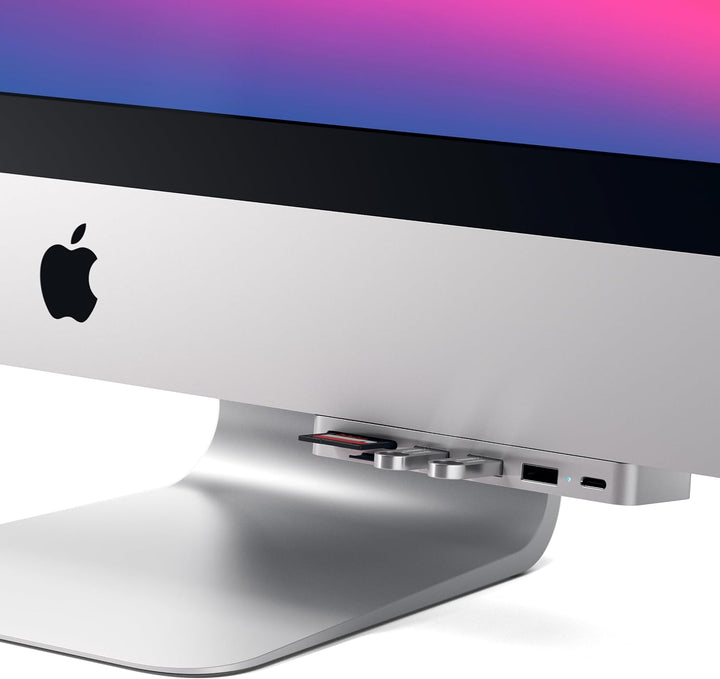 SATECHI USB-C Klemm-Hub für iMac, Silber 2017/2019/2020 iMac Silber, 2017/2019/2020 iMac Silber