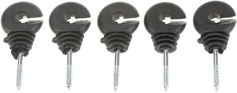 Wifehelper Ringisolator zum Einschrauben, 50 Teile/Satz Schwarzer Ringisolator zum Einschrauben für