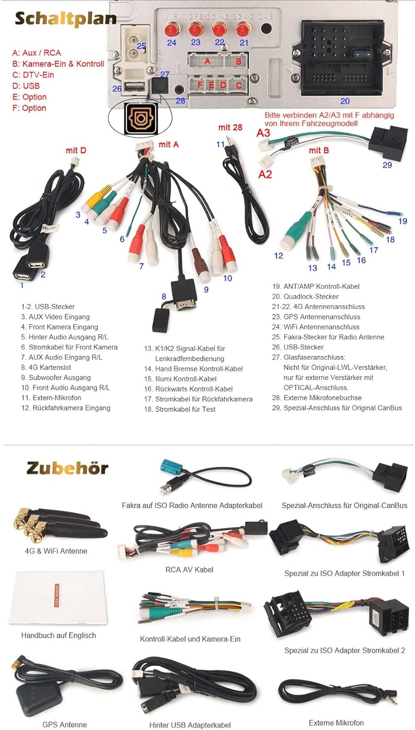 Erisin 7 Zoll 4GB+64GB Android 12 Autoradio mit Navi GPS CD Player für Mercedes Benz C CLK G Klasse