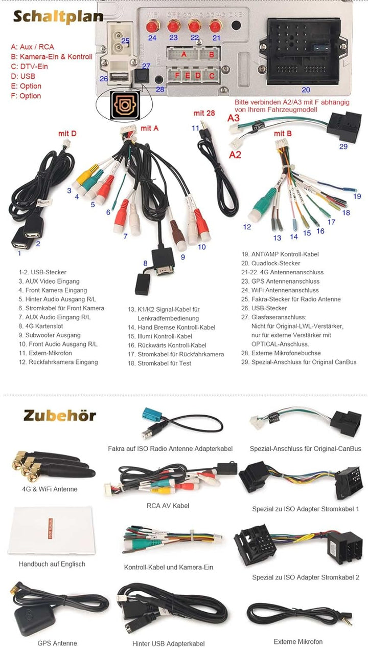 Erisin 7 Zoll 4GB+64GB Android 12 Autoradio mit Navi GPS CD Player für Mercedes Benz C CLK G Klasse