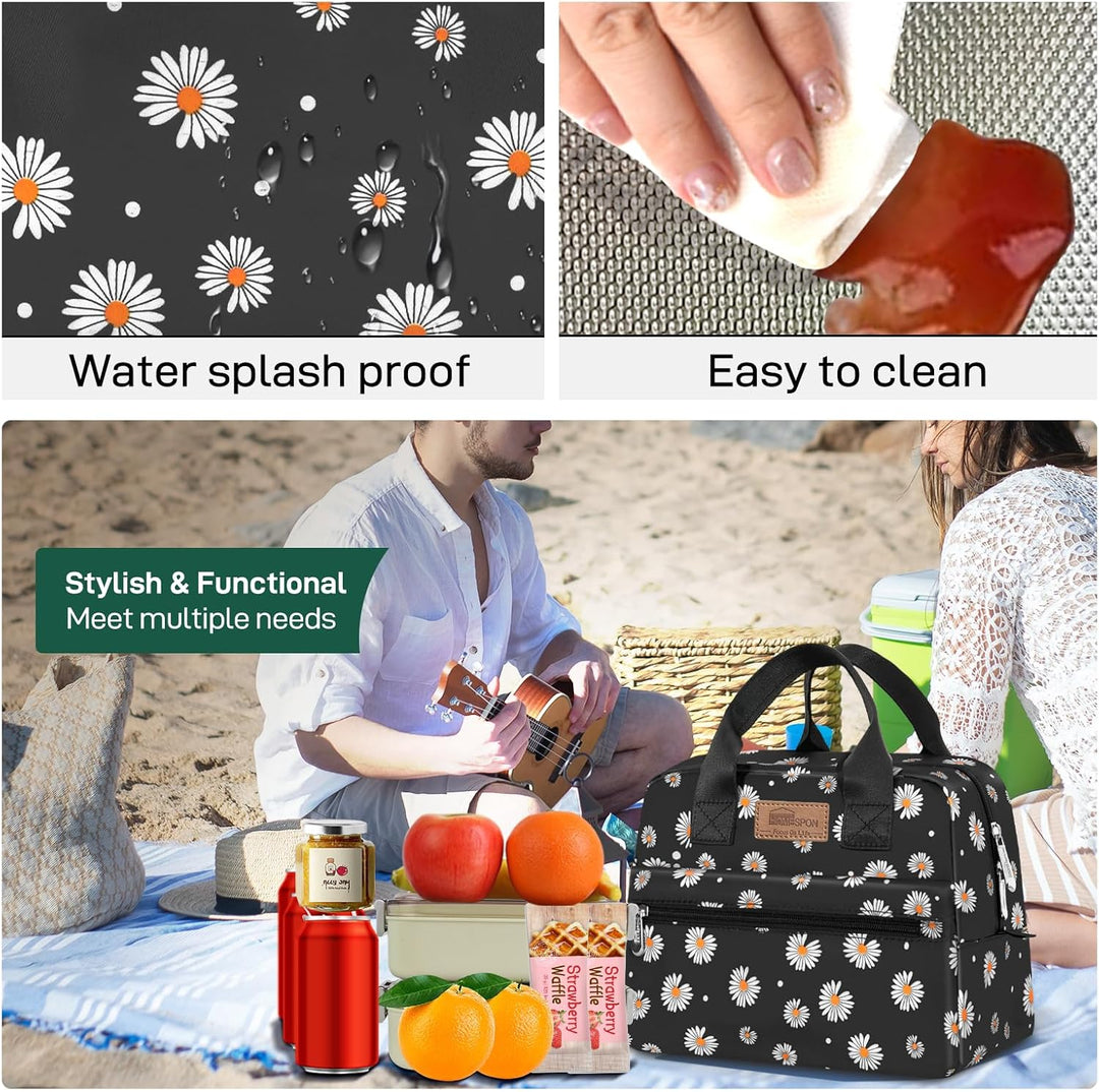 HOMESPON Lunch Bag Insulated Cooler Bag with Large Capacity and Waterproof Material Portable for Men
