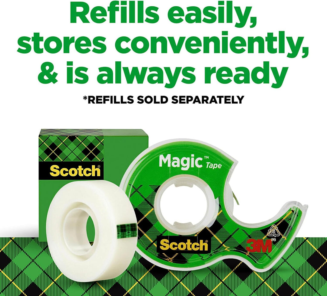 Scotch Magic Tape, 3/4 x 300 Inches, 12 Rolls (105) by Scotch