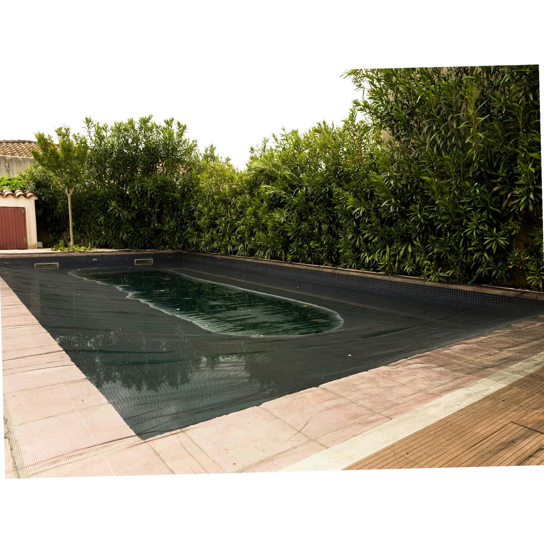 Werkapro Poolschutznetz rechteckig 6 x 12 m schwarz, 6 x 12 m