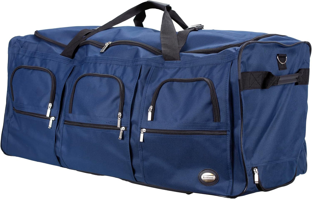 Rockland Melbourne Hardside erweiterbares Gepäck mit Rollen, Marineblau, 40" 101,6 cm Navy, 101,6 cm