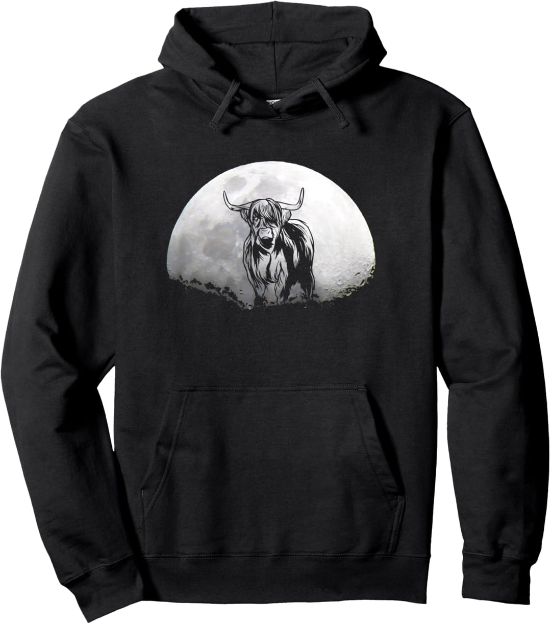 Schottische Hochlandrind Landwirt Highland Cattle Pullover Hoodie