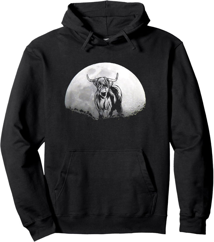 Schottische Hochlandrind Landwirt Highland Cattle Pullover Hoodie