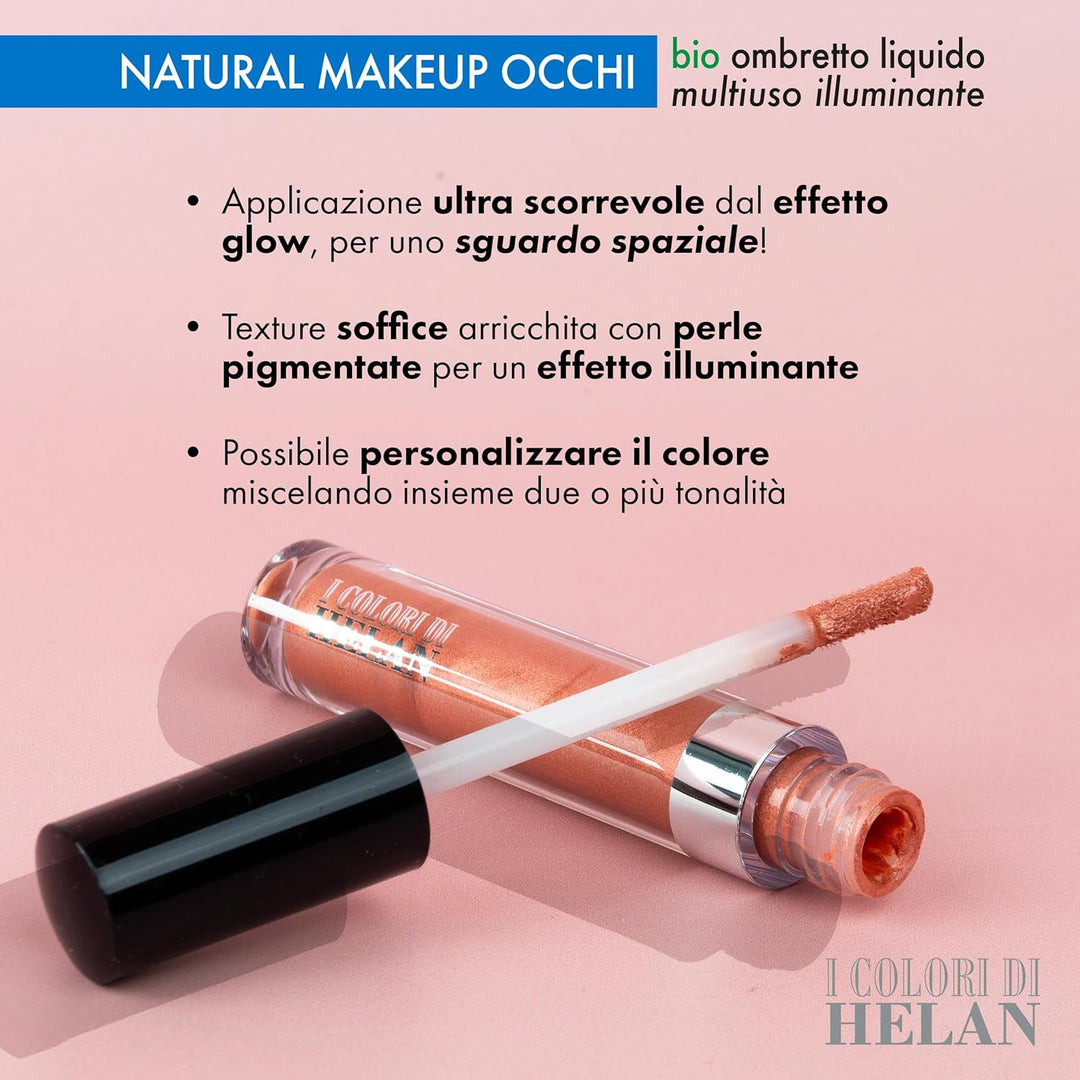 Helan I Colori di Helan – Mehrzweck-Lidschatten mit leuchtendem Effekt, ideal als flüssiges Rouge, G