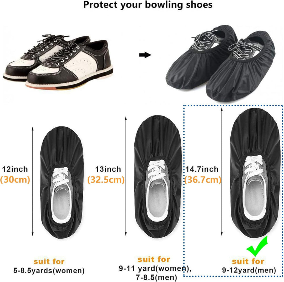 Bowling Schuhabdeckungen für Gym Überschuhe Bowling Schuhüberzieher wasserdichte Und rutschfeste Sch