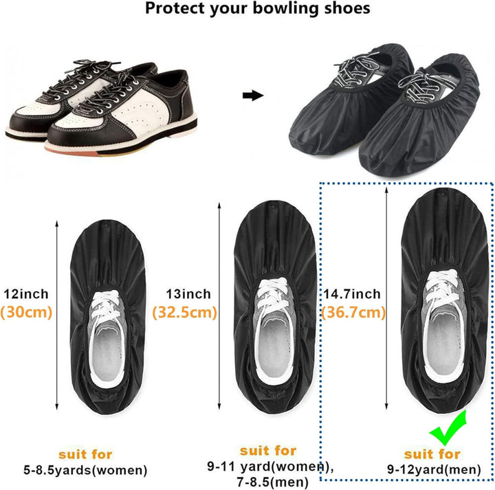 Bowling Schuhabdeckungen für Gym Überschuhe Bowling Schuhüberzieher wasserdichte Und rutschfeste Sch