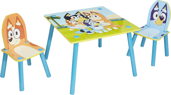 Bluey Set mit 2 Stühlen, Tisch 43,5 cm (H) x 63 cm (B) x 63 cm (T)