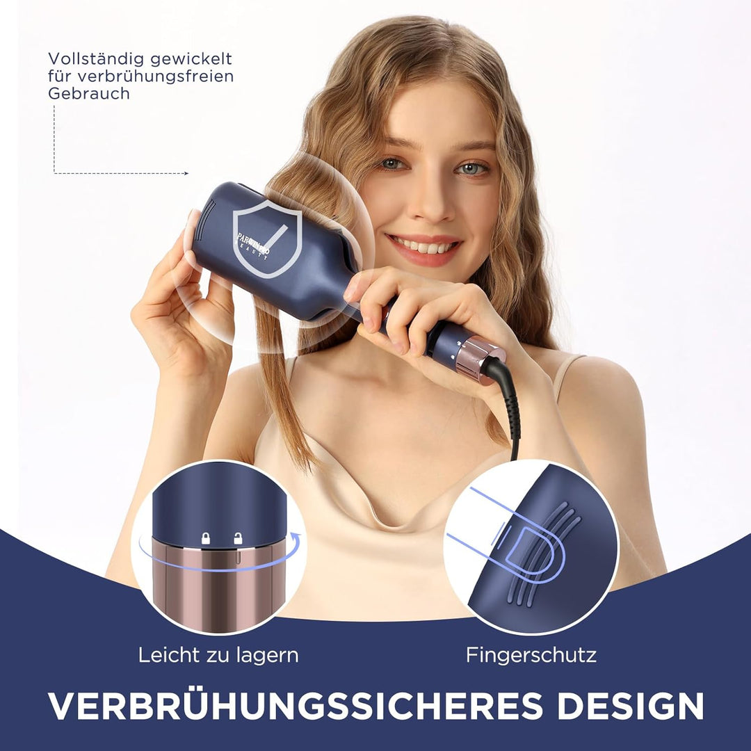 2 Fässer Meerjungfrau Welleneisen für haare, 32MM Lockenstab grosse locken, PARWIN PRO BEAUTY -Hair