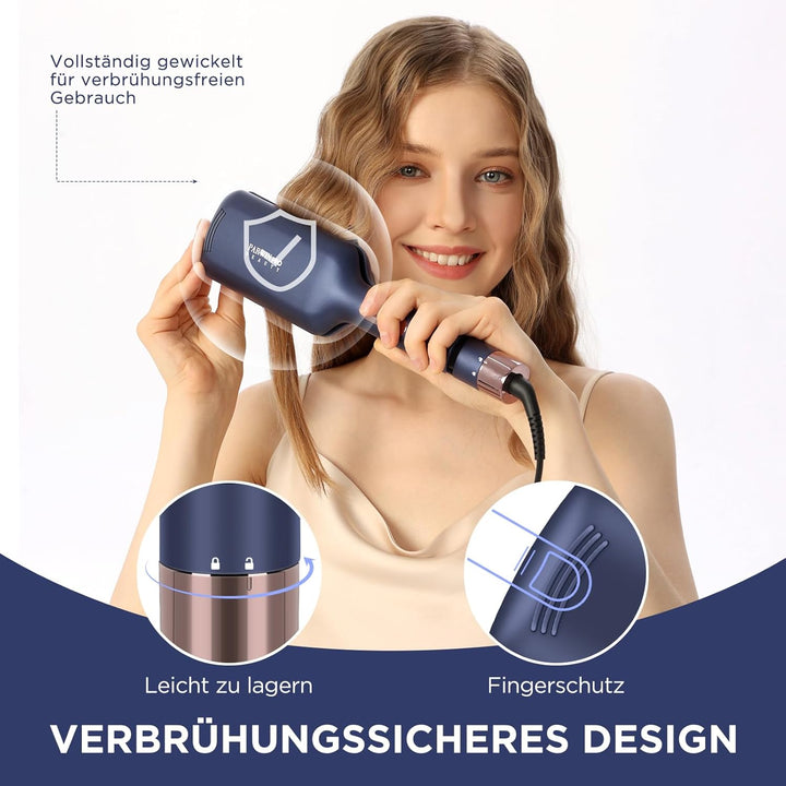 2 Fässer Meerjungfrau Welleneisen für haare, 32MM Lockenstab grosse locken, PARWIN PRO BEAUTY -Hair