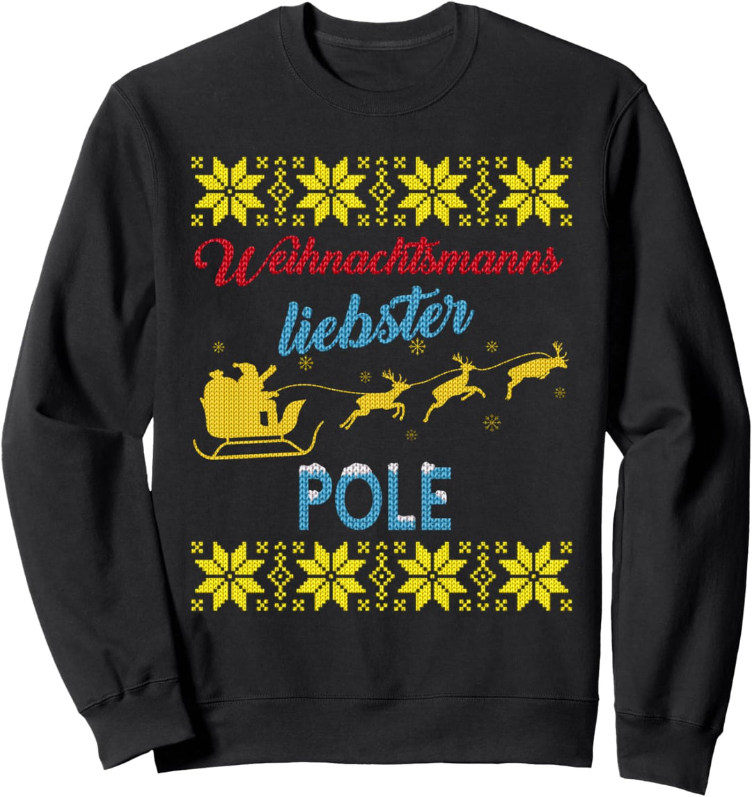 Boze Narodzenie - Weihnachtsmanns liebster Pole Sweatshirt