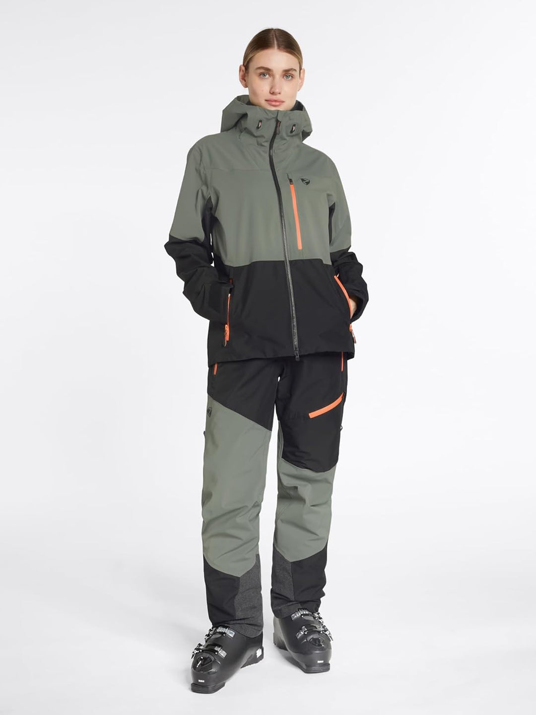 Ziener Damen Turis Ski-Jacke/Freeride | sympatex, PFC frei, Wolle (1er Pack) 34 Schwarz, 34 Schwarz