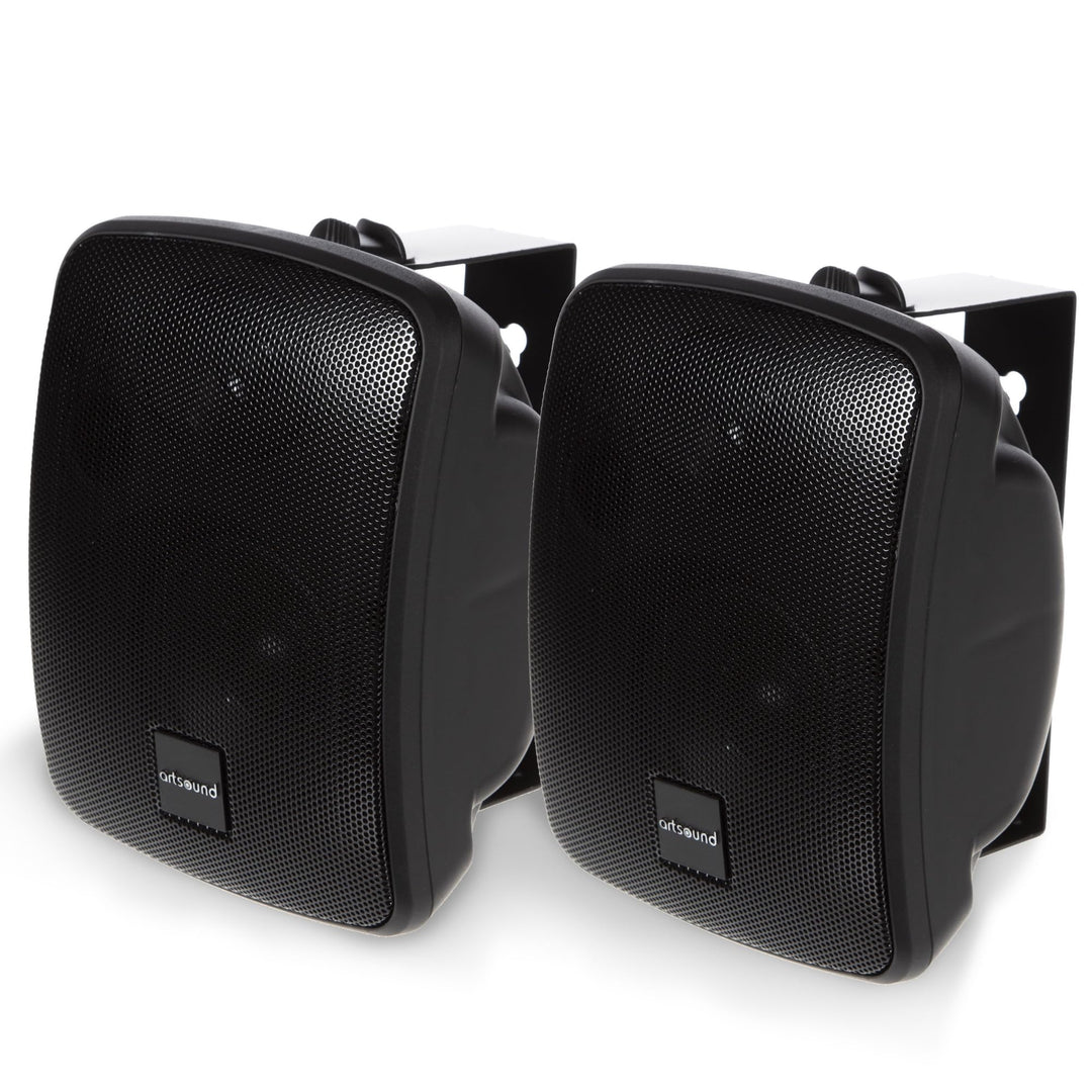 Artsound ASW65.2, 2er-Set wasserdichte Lautsprecher, 2-Wege-HiFi-Lautsprecher, 20-140 Watt, mit Wand