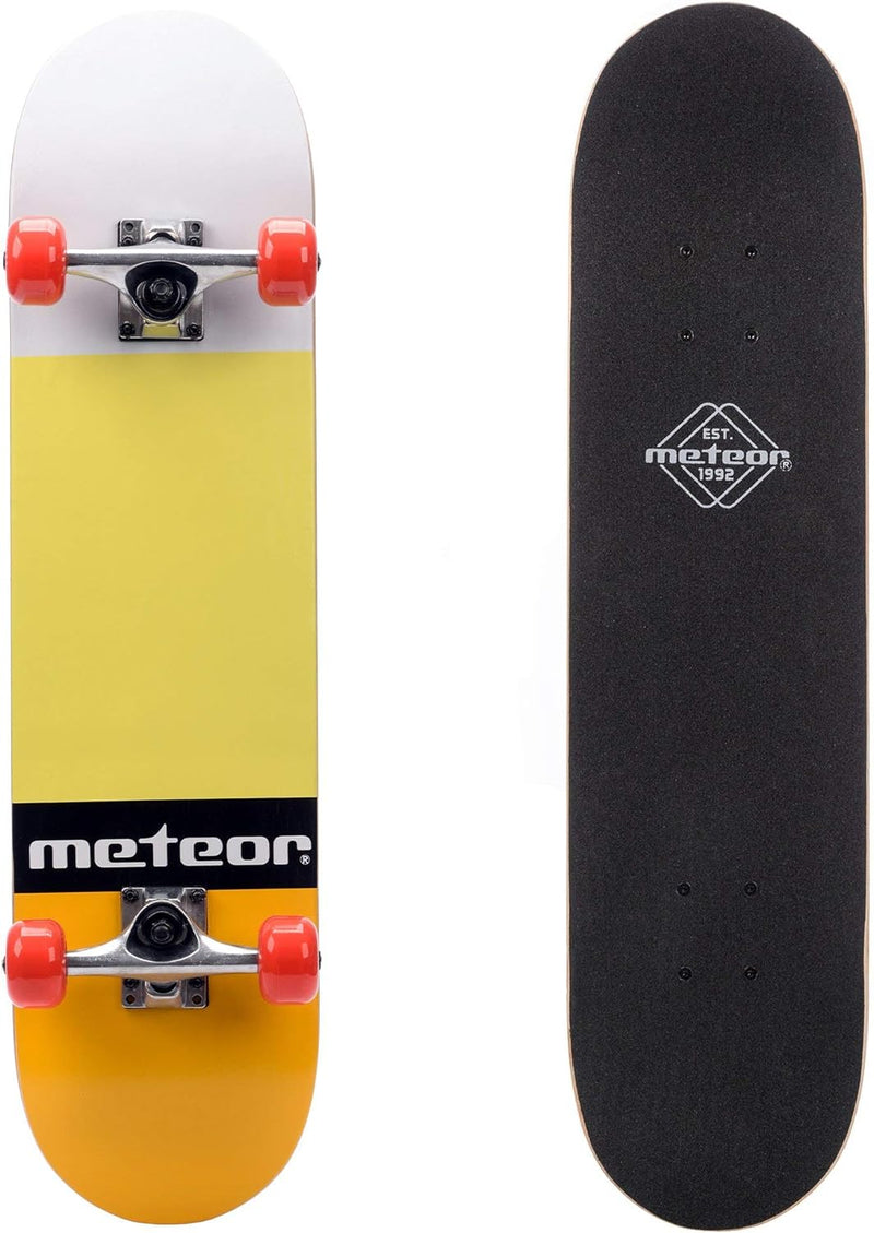 meteor Holz Skateboard Kinder - Mini Cruiser Kickboard - Skateboard mädchen Rollen Board - hohe Qual