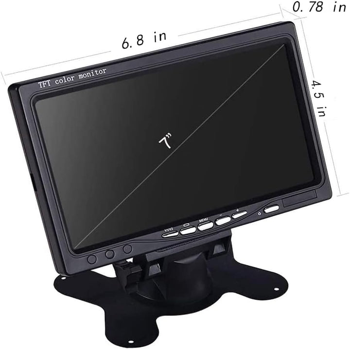 7 Zoll LED-Hintergrundbeleuchtung TFT LCD Monitor für Auto-Rückfahrkameras, Auto-DVD, Serveillance K