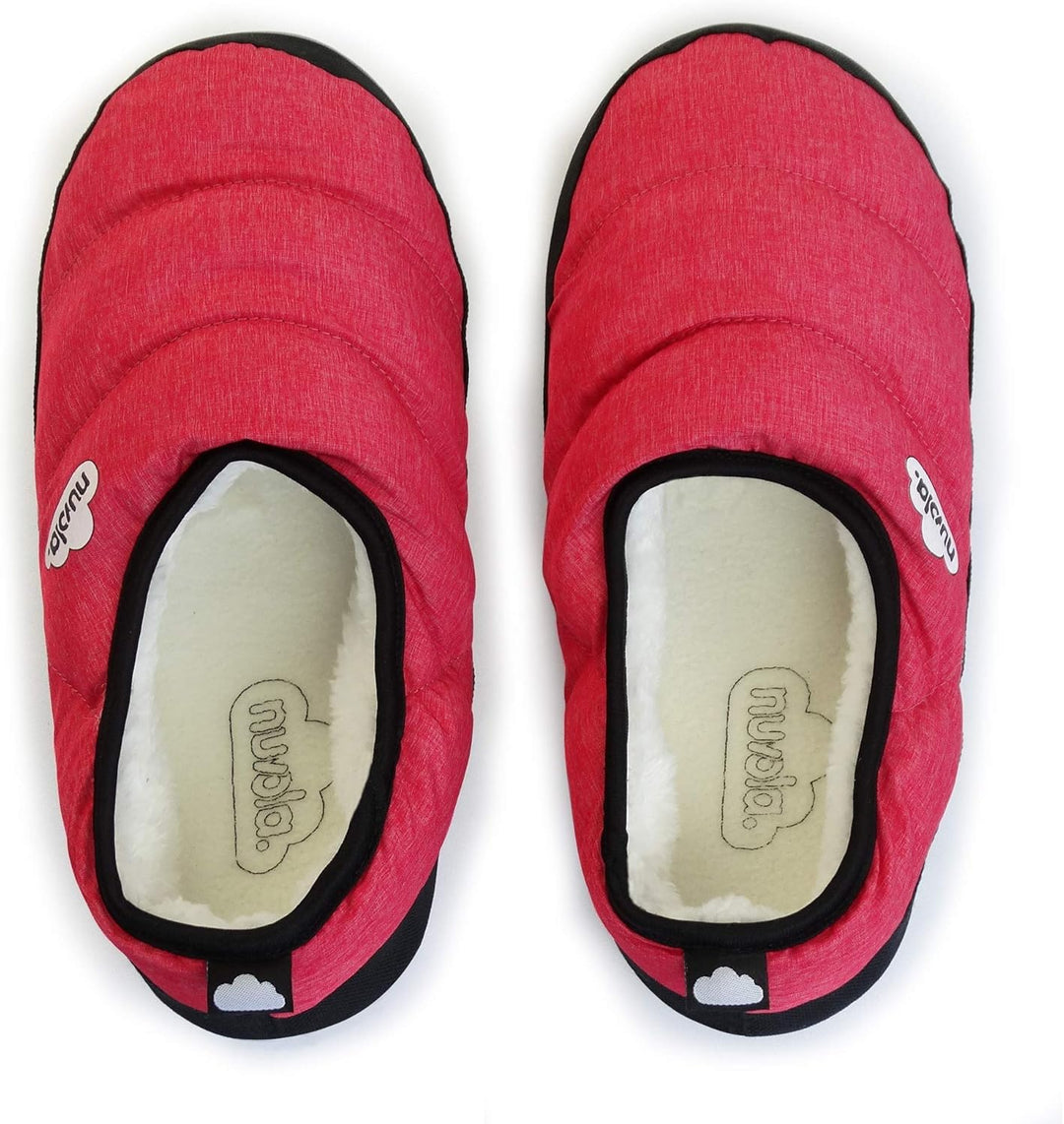 NUVOLA. Hausschuhe Herren Damen Rutschfester Sohle warm gepolstert bequem 36/37 EU Salmon, 36/37 EU