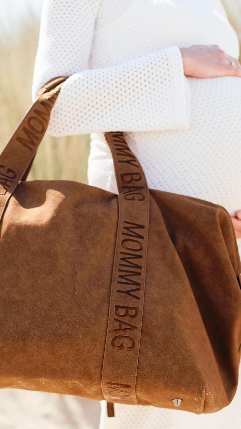 CHILDHOME, Mommy Bag, Wickeltasche, Mutterschaft, Reisetasche, grosses Fassungsvermögen 58L, Wickelu