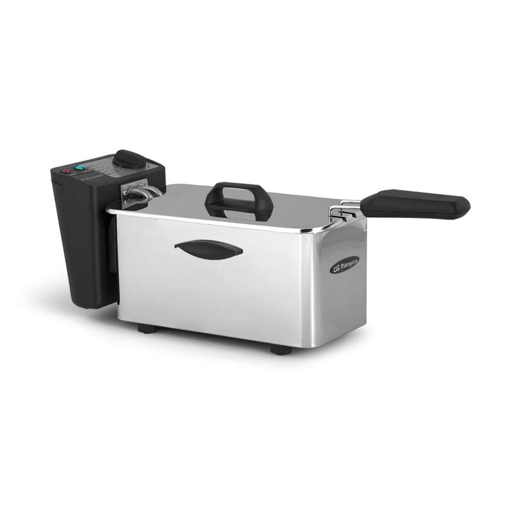 Orbegozo FDR 25 - Professionelle Fritteuse, 2,5 Liter, einstellbares Thermostat, Leuchtanzeigen, iso