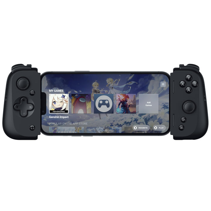 Razer Kishi V2 für iPhone - Mobile Gaming Controller (Universal Fit mit ausziehbarer Brücke, Streami