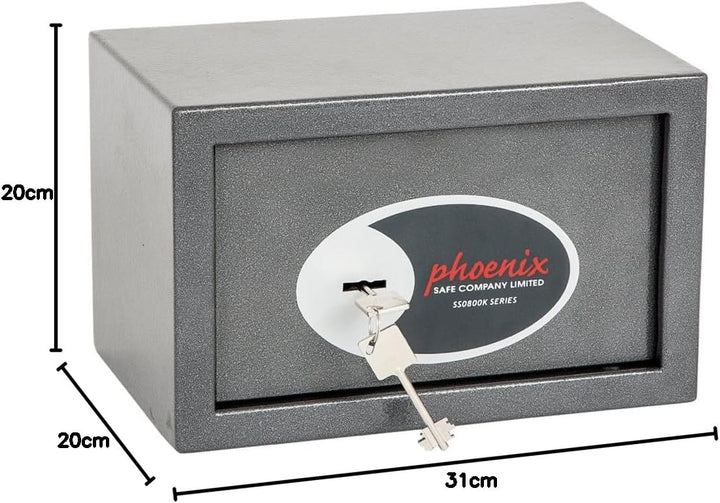 Phoenix Safe Vela Home & Office Sicherheitstresor mit Schlüsselschloss | Gewicht: 6.5 kg | Masse: 20