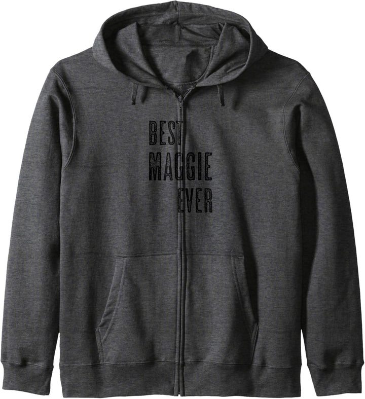 BEST MAGGIE EVER | Funny Cute - Men Women Kids - Name - Kapuzenjacke