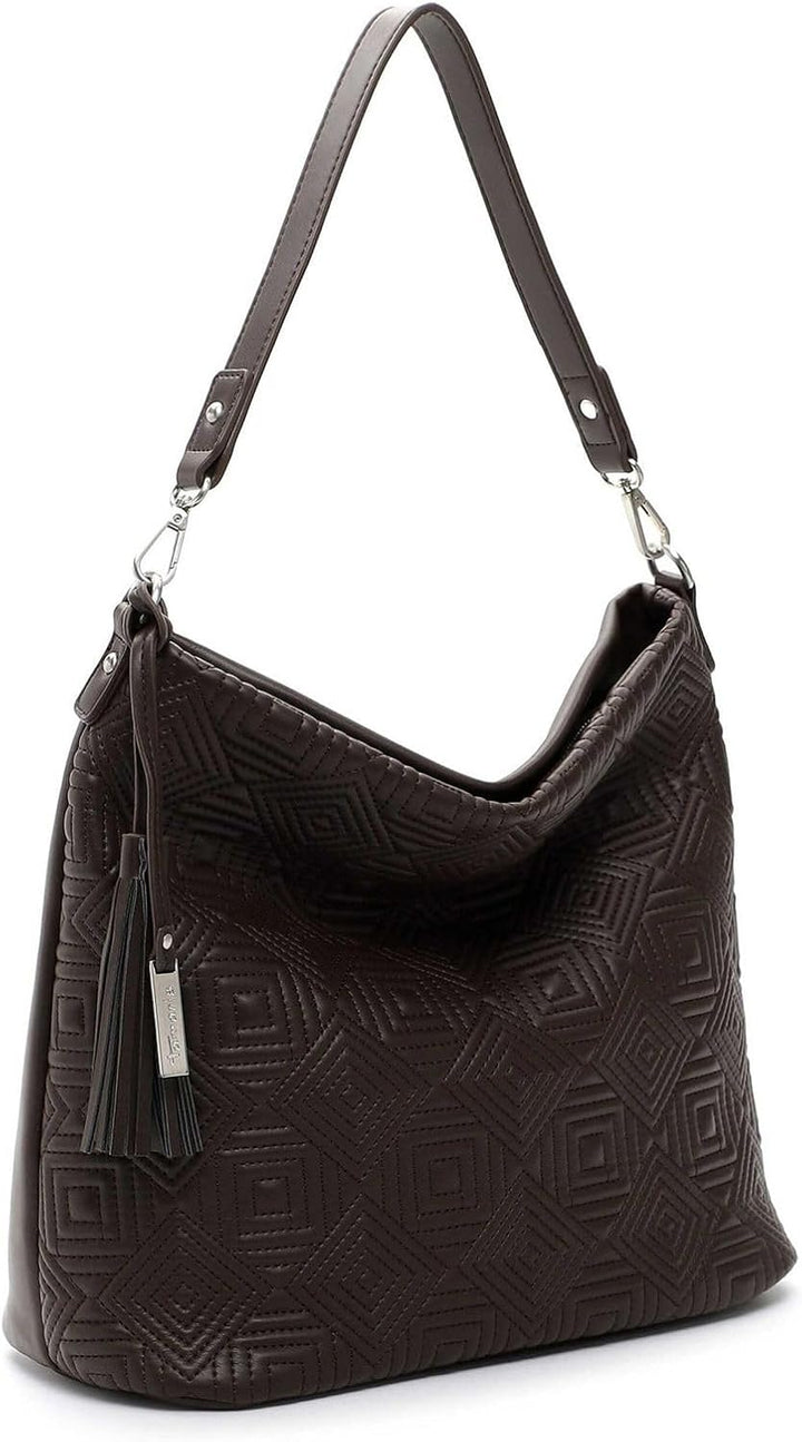 Tamaris Beutel Merle 32723 Damen Handtaschen Ornament Einheitsgrösse Brown 200, Einheitsgrösse Brown