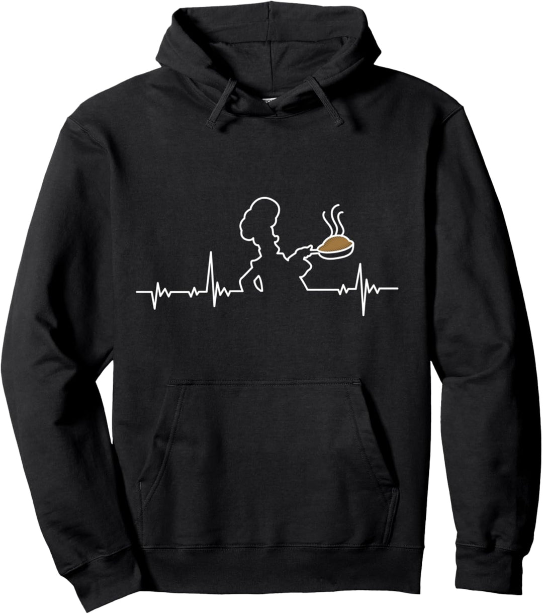 Koch Hobbykoch Heartbeat - Kochen Gastronomie Pullover Hoodie