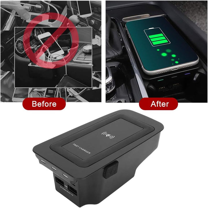Drahtlose Ladeplatte Für Autos Kfz Ladegeräte Kabellose Car Wireless Charger Auto Ladegerät Wireless