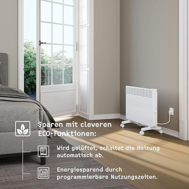 STIEBEL ELTRON neue Elektroheizung Standgerät für ca. 25 m², TÜV geprüft, Konvektor-Heizung mit elek