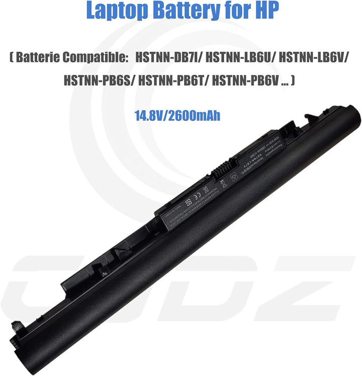 CYDZ® HS04 HS03 Laptop Akku für HP 250 G5 255 G5 250 G4 für HP Pavilion 14 Serie 15 Serie 17 Serie H