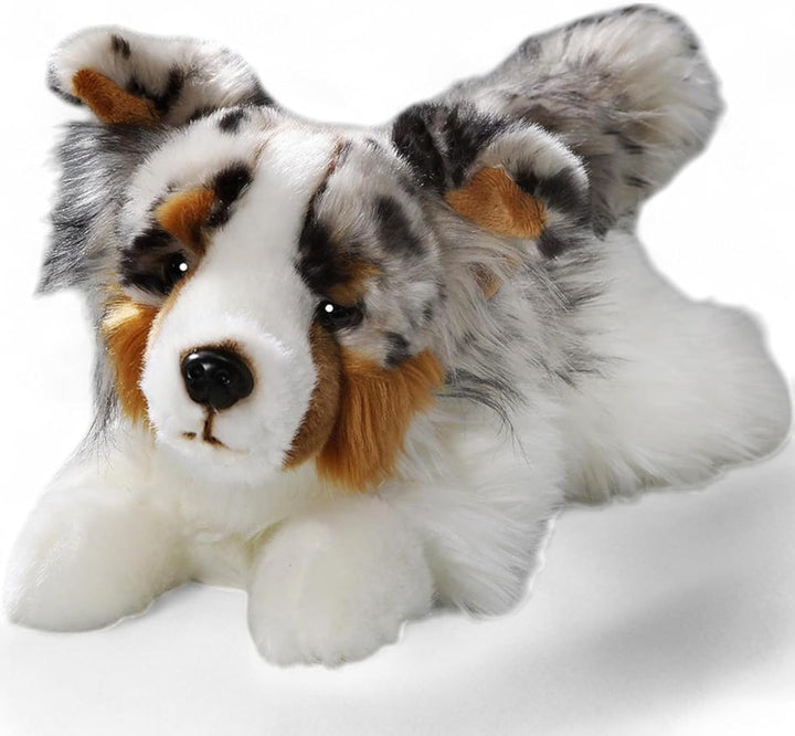 Carl Dick Australischer Schäferhund liegend, Hund, Plüschtier, Kuscheltier ca. 30cm 3477 Ash - Grau-