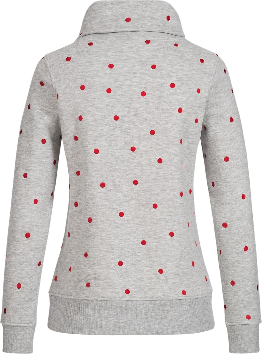 ONLY Damen Sweatshirt Lisa Bow Highneck hellgrau S