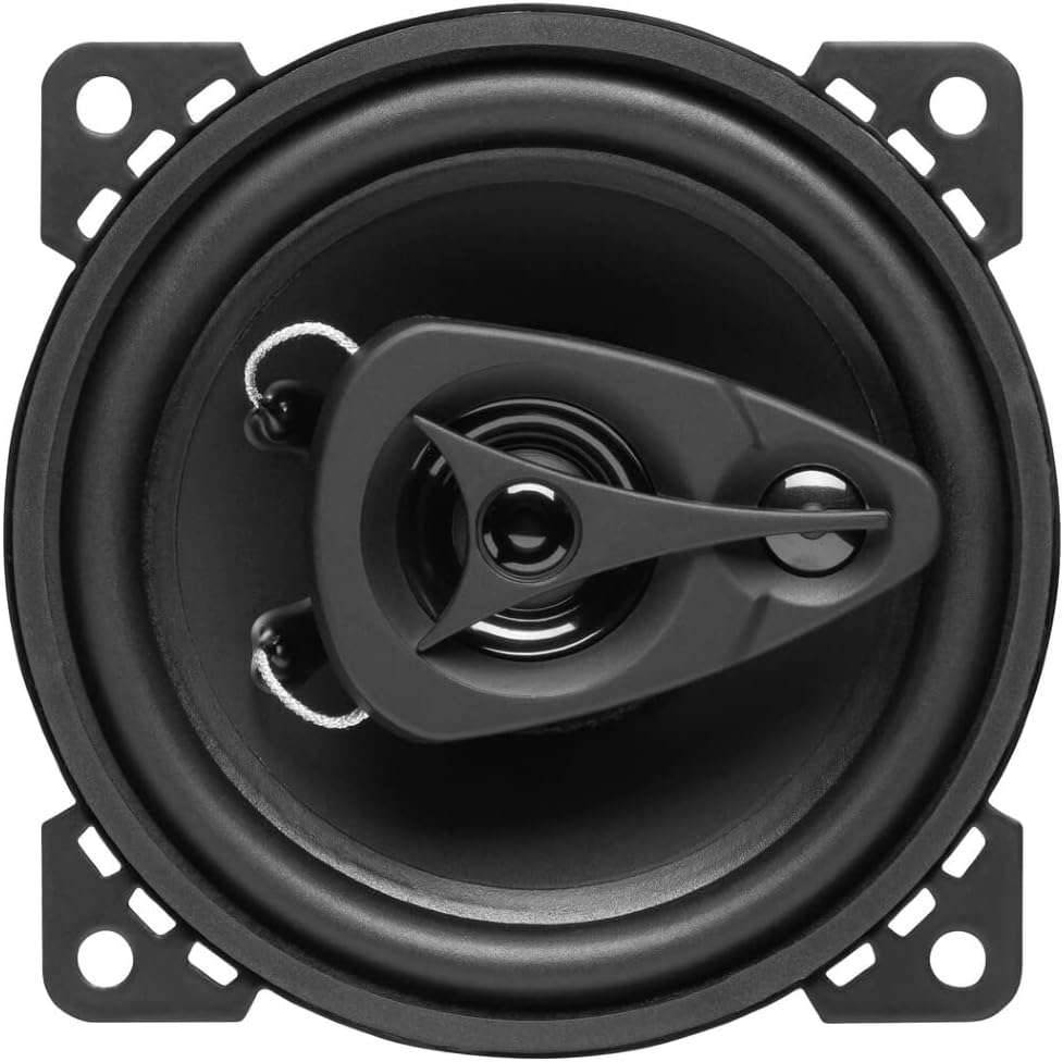 2 Audio Systems CH4230B svarta 3-vägs koaxialhögtalare 10 cm 100 mm 4" 112,5 watt rms Och 225 watt m