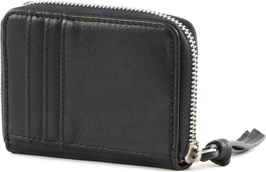 FREDsBRUDER Ginsberg Geldbörse Leder 11 cm, Schwarz