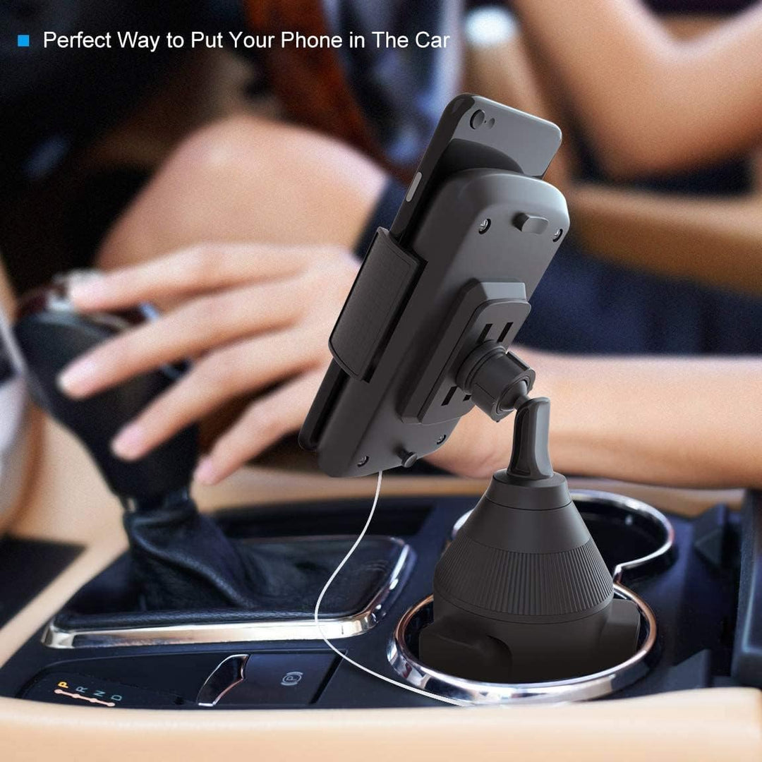 SEEKONE Universal Handyhalterung für Auto Getränkehalter Handyhalter Smartphone Halterung Cup Mount