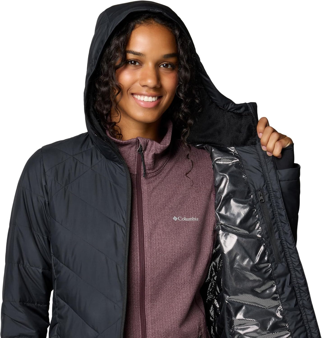 Columbia Damen First Generation Heavenly Long Hooded Jacket Heavenly Long Hooded Jacket (1er Pack) X
