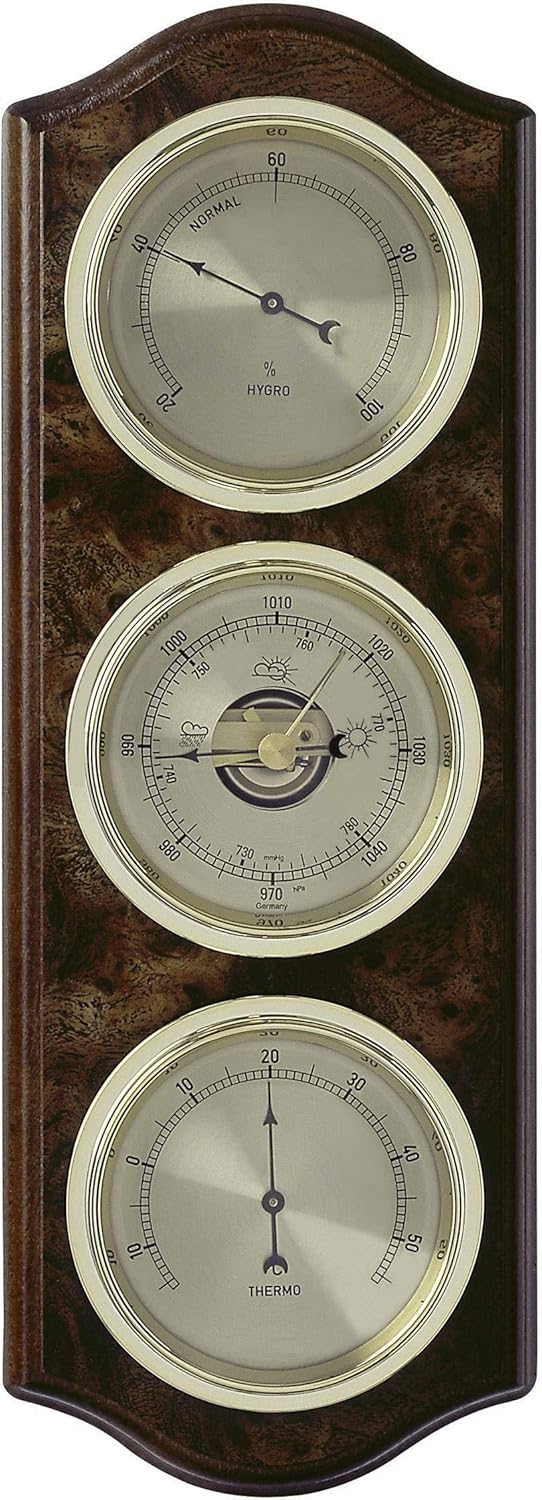 TFA Domatic Wetterstation analog, Wurzelnuss