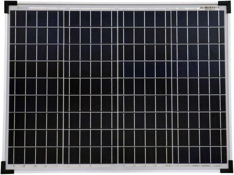 solartronics Solarmodul 50 Watt 668x508x35mm 4,8kg Polykristallin Solarpanel Solarzelle