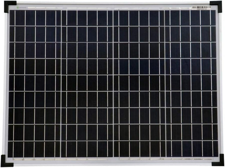solartronics Solarmodul 50 Watt 668x508x35mm 4,8kg Polykristallin Solarpanel Solarzelle